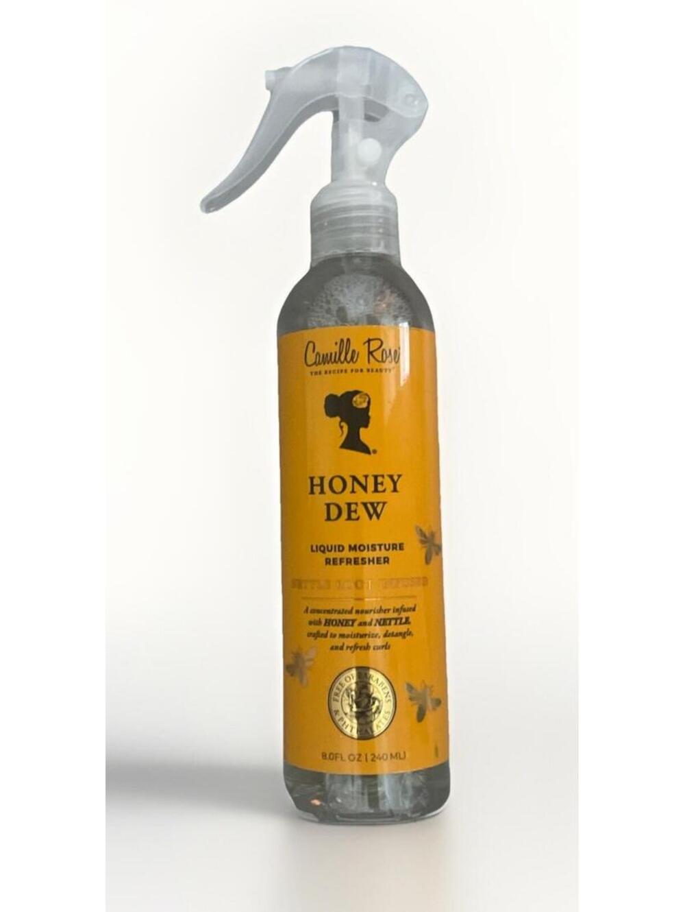 Camille Rose Honey Dew Moisture Refresher For Curls with Honey & Nettle 8 fl oz